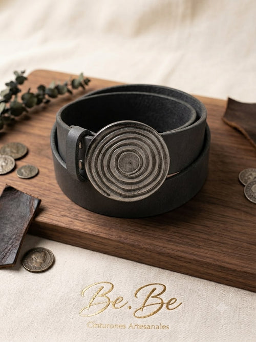 Cinto Espiral Plata - Be.Be Cinturones Artesanales