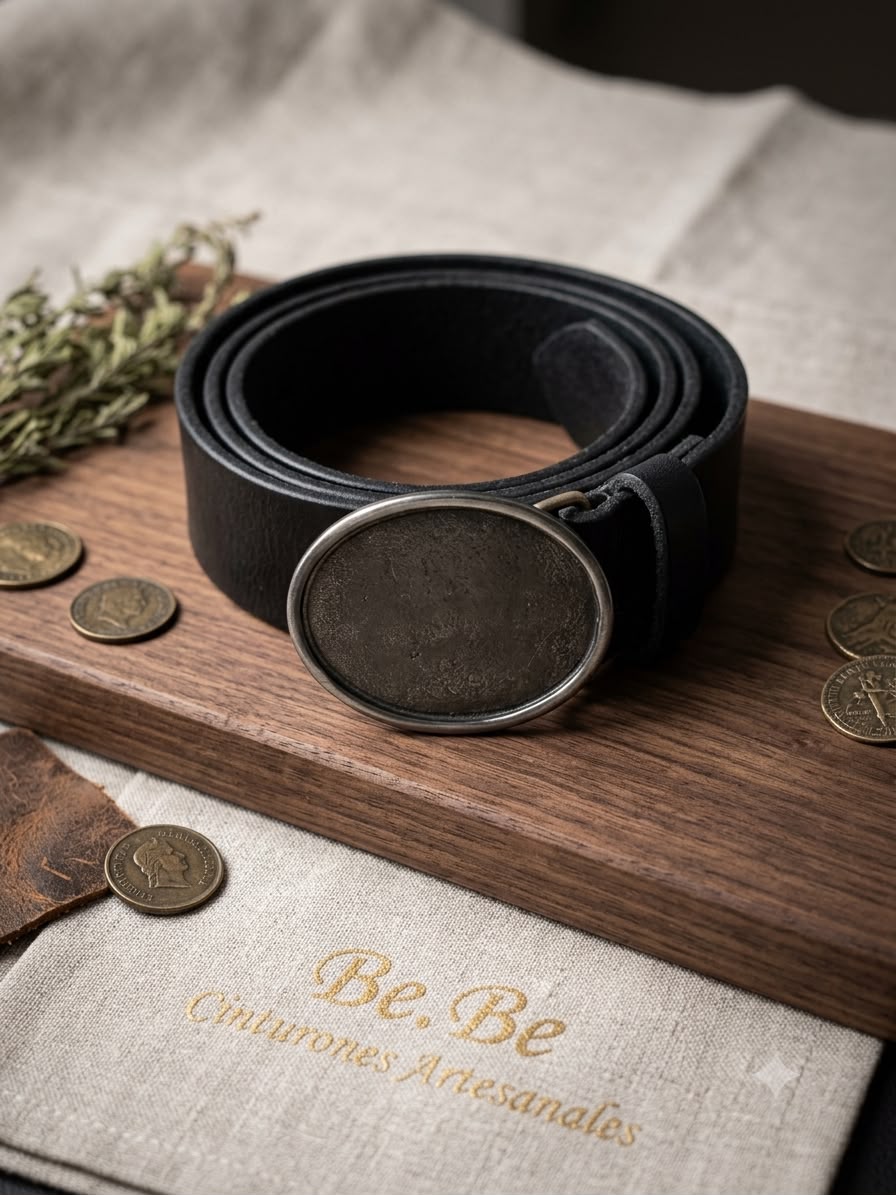 Cinto Oval Plata - Be.Be Cinturones Artesanales