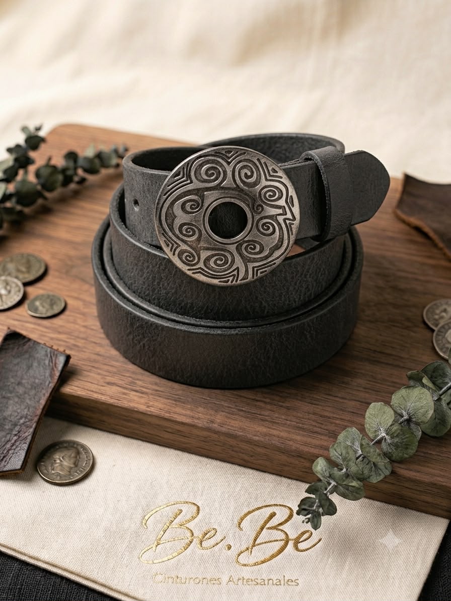 Cinto Maori Plata - Be.Be Cinturones Artesanales