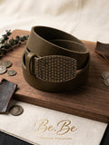Cinto Tachas Bronce - Be.Be Cinturones Artesanales